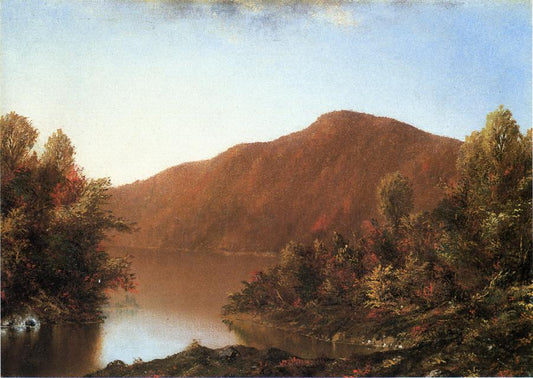 Mount Merino in The Catskills, vintage artwork by William Mason Brown, 12x8" (A4) Poster