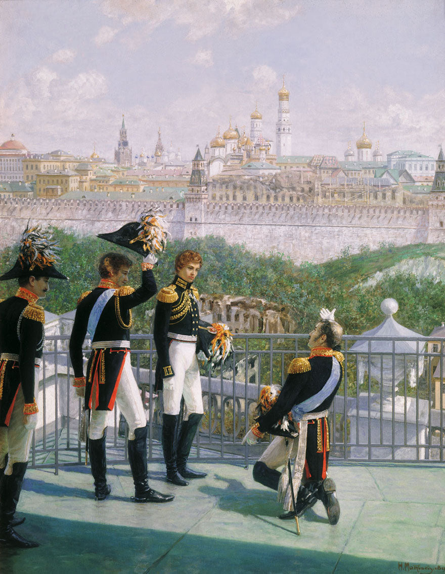 Thanking Moscow for Saving Their Country by Nikolai Matveyev,A3(16x12")Poster