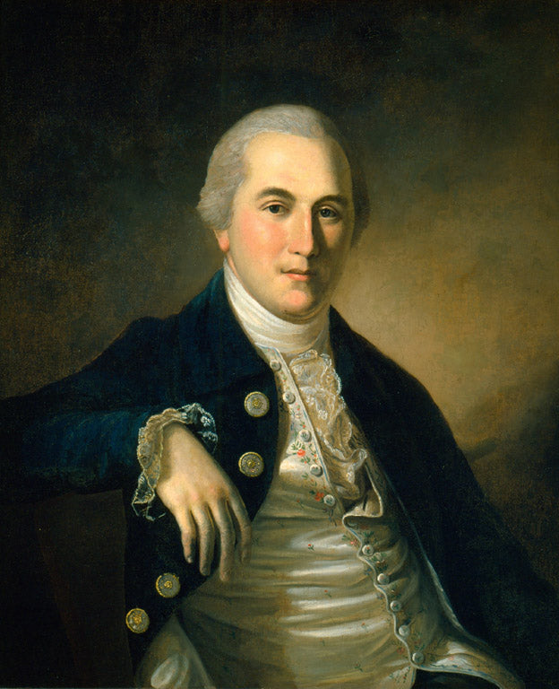 Robert Hazlehurst, vintage artwork by Charles Willson Peale, 12x8" (A4) Poster