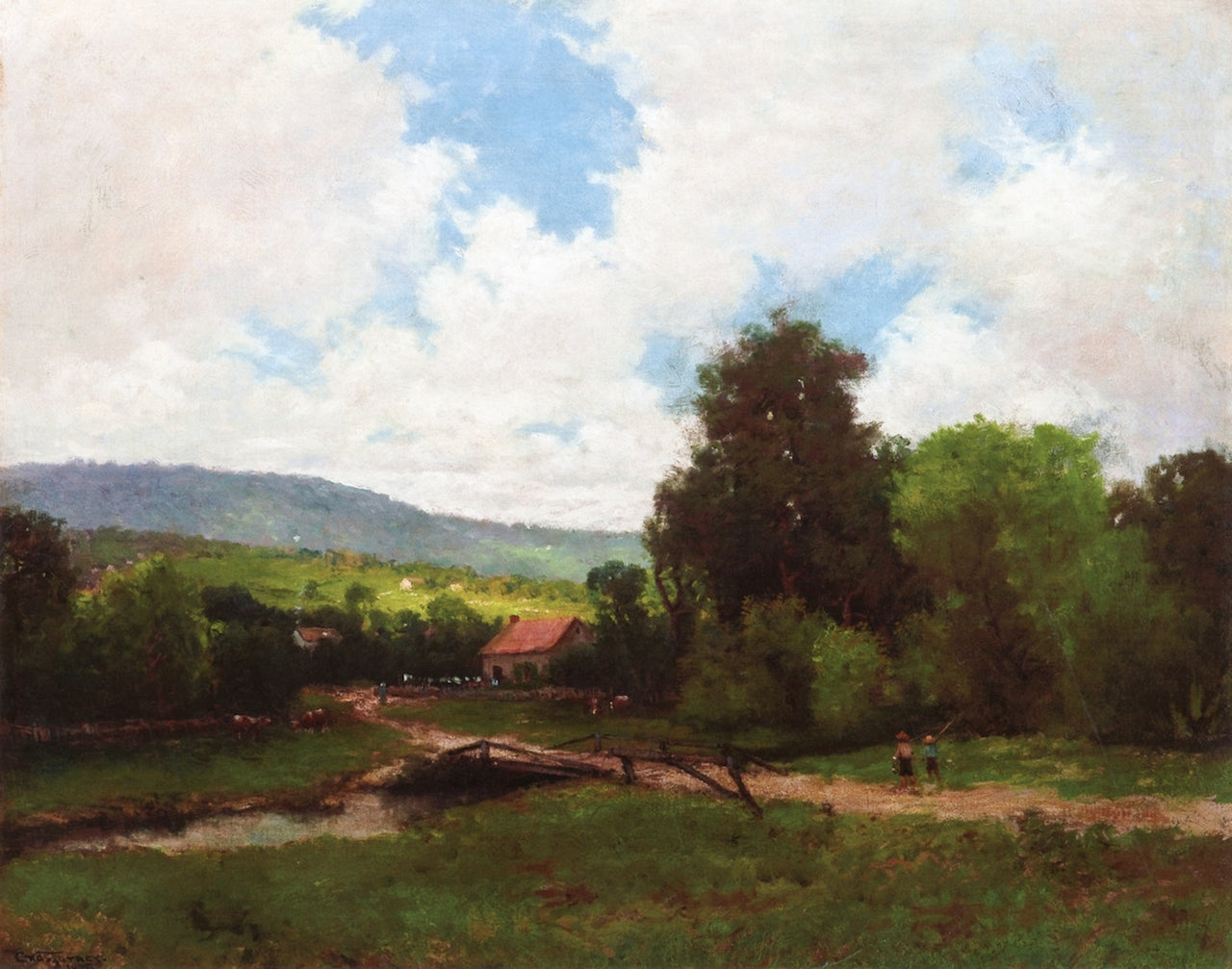 Late Afternoon by Julian Onderdonk,16x12(A3) Poster