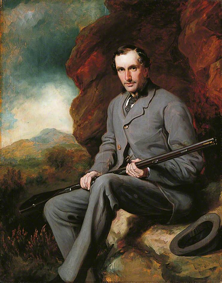 Hugo Francis Meynell Ingram, vintage artwork by Sir Francis Grant, P.R.A., A3 (16x12") Poster Print