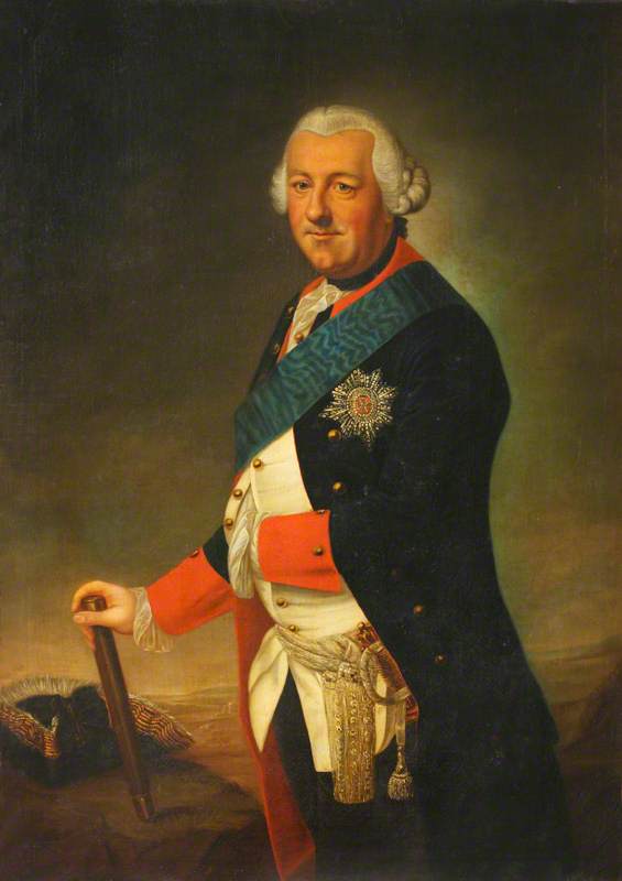 Charles William Ferdinand, Duke of Brunswick-Wolfenbüttel, vintage artwork by Johann Georg Ziesenis der Jüngere, 12x8