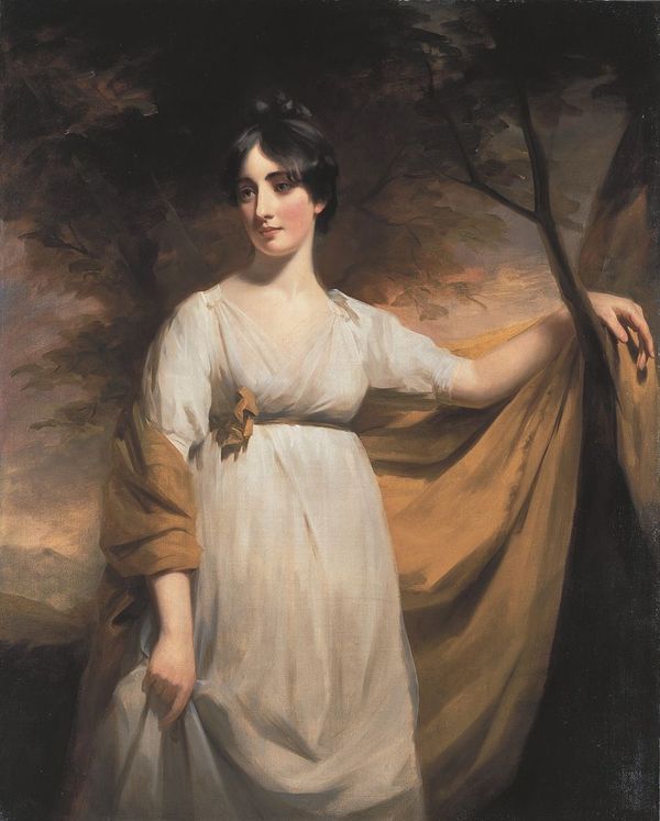 Mrs John Campbell of Kilberry, vintage artwork by Sir Henry Raeburn, R.A., P.R.S.A., 12x8" (A4) Poster
