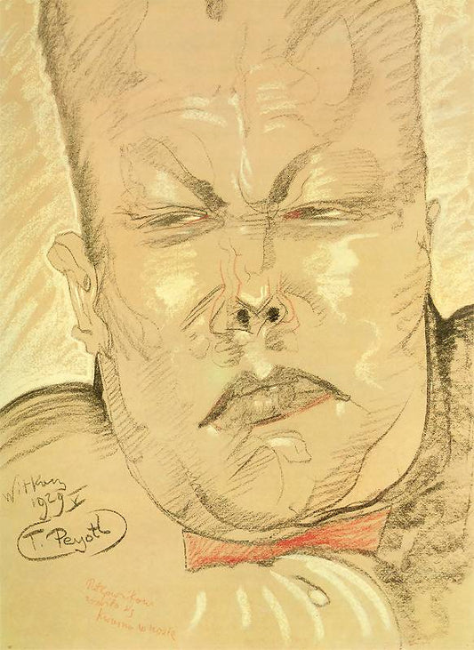 Portrait of Colonel Janusz Beaurain by Stanislaw Witkiewicz,16x12(A3) Poster