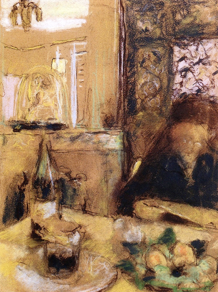 The Artist's Mother Reading by edouard Vuillard,A3(16x12")Poster
