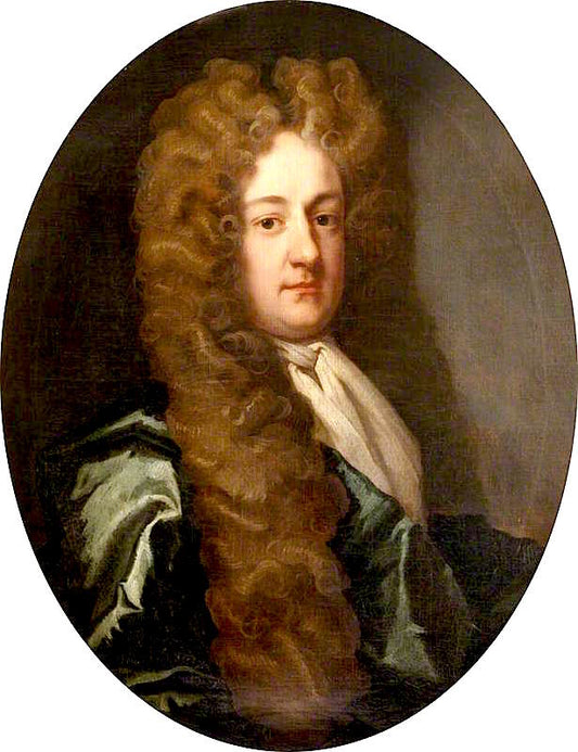 George Booth, 2nd Earl of Warrington, vintage artwork by Michael Dahl, 12x8" (A4) Poster