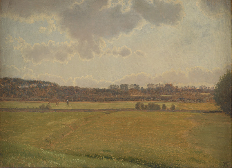 Summer day at Bisholt, vintage artwork by Vilhelm Kyhn, A3 (16x12") Poster Print