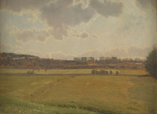 Summer day at Bisholt, vintage artwork by Vilhelm Kyhn, A3 (16x12") Poster Print