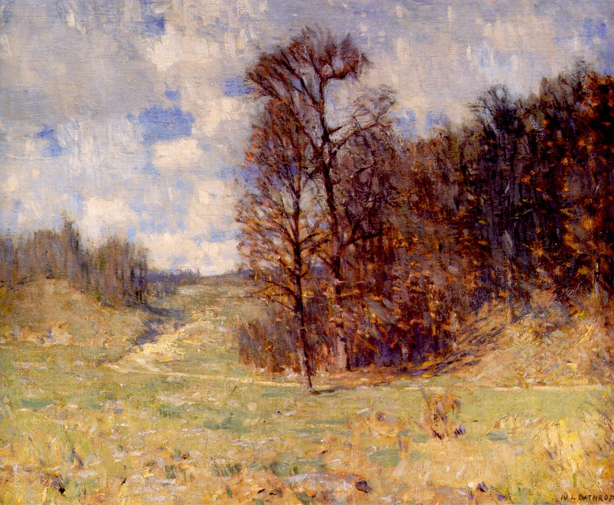 Wood's End by William Langson Lathrop,A3(16x12")Poster