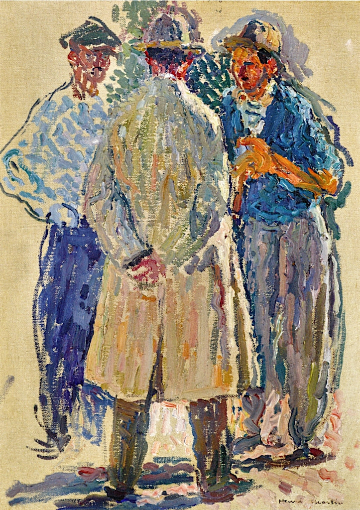 Group of Workers by Henri Martin,A3(16x12")Poster