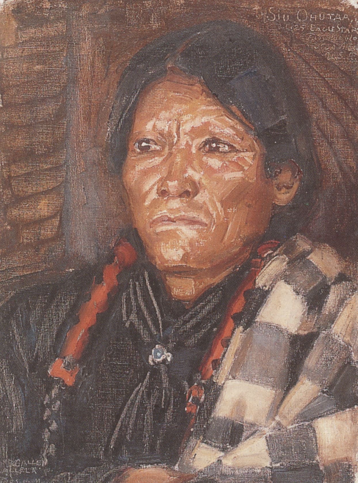 The Indian Siu Ohutaa by Akseli Gallen-Kallela,A3(16x12")Poster