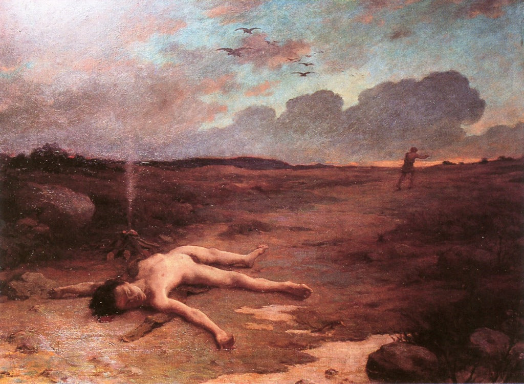 The First Murder, vintage artwork by Claude-Emil Schuffenecker, 12x8" (A4) Poster