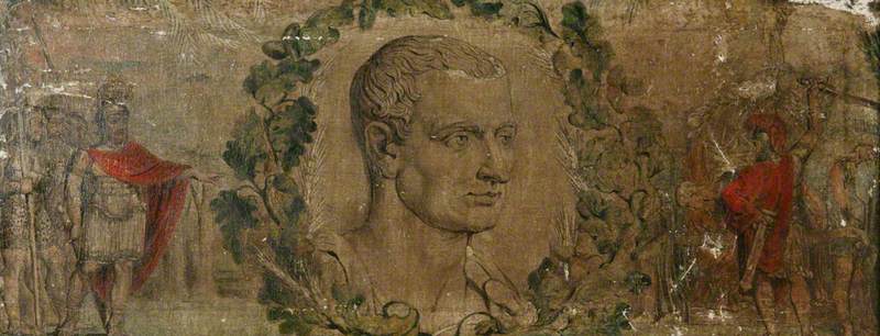 Marcus Tullius Cicero (106 BC–43 BC), vintage artwork by William Blake, 12x8" (A4) Poster