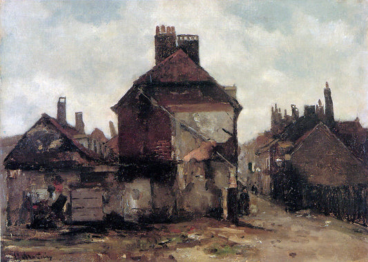 Repair Works, vintage artwork by Floris Arntzenius, 12x8" (A4) Poster