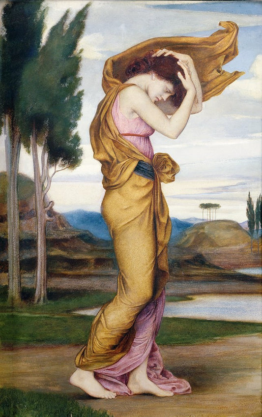 Deianira, vintage artwork by Evelyn de Morgan, 12x8" (A4) Poster