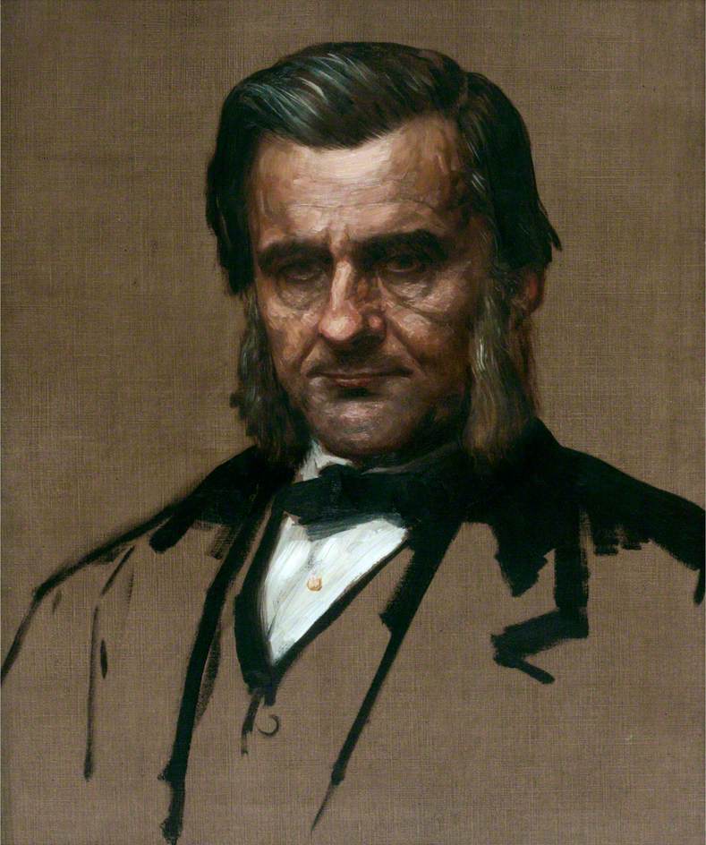 Thomas Huxley, FRS, vintage artwork by Alphonse Legros, 12x8" (A4) Poster