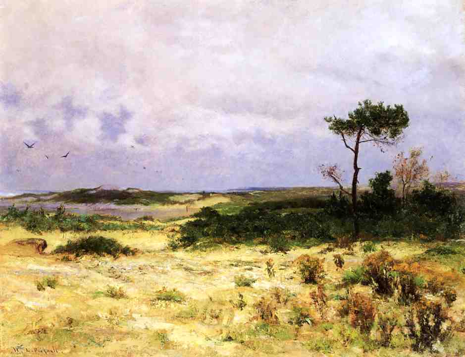 Annisquam Landscape, vintage artwork by William Lamb Picknell, 12x8" (A4) Poster