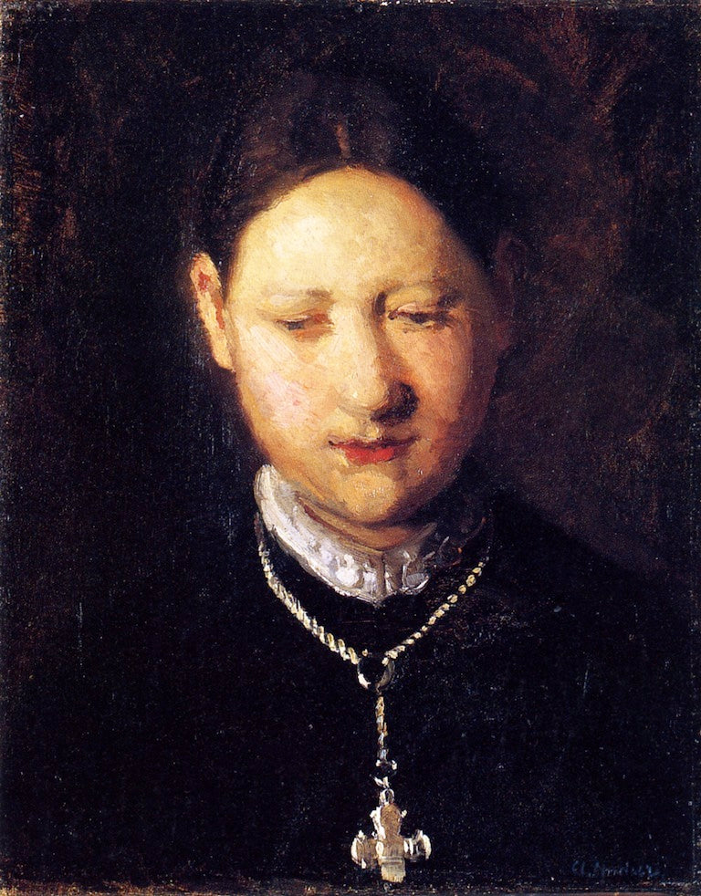 Marie Dalsbaard, nee Moller by Anna Ancher,A3(16x12")Poster
