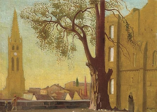 Avallon, Paysage au Grand Arbre by Maurice Denis,A3(16x12")Poster