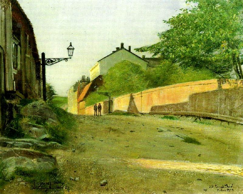 Dobelns street by Eugene Jansson,A3(16x12")Poster
