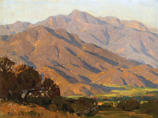 California Hills, vintage artwork by Edgar Alwyn Payne, 12x8" (A4) Poster