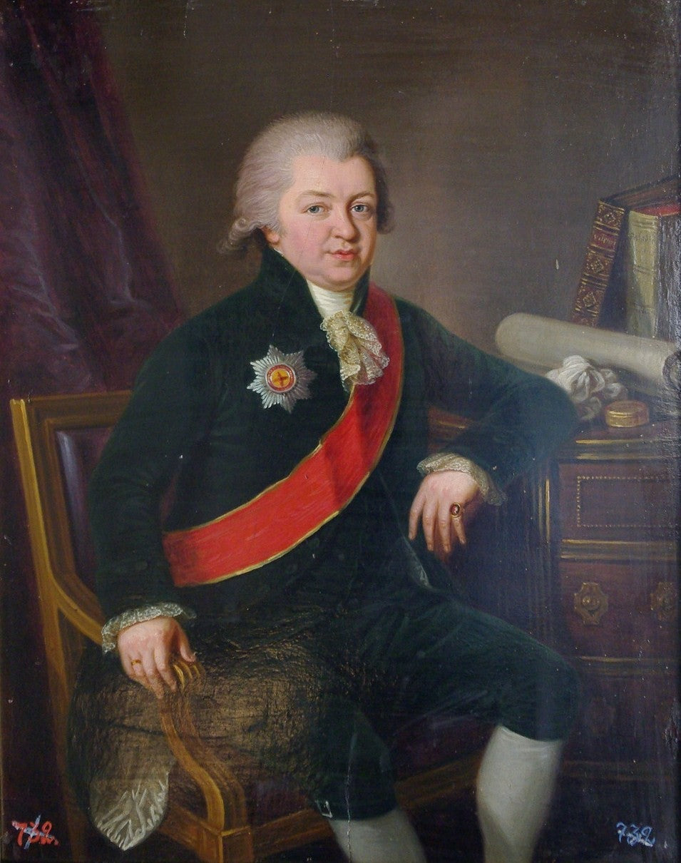 Stepan Kurakin, vintage artwork by Ludwig Guttenbrunn, 12x8" (A4) Poster