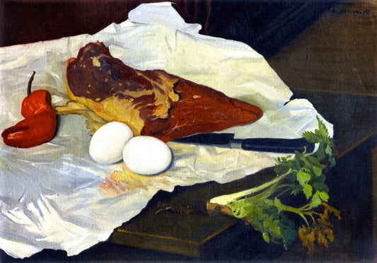 Eggs and Meat by Felix Vallotton,A3(16x12")Poster