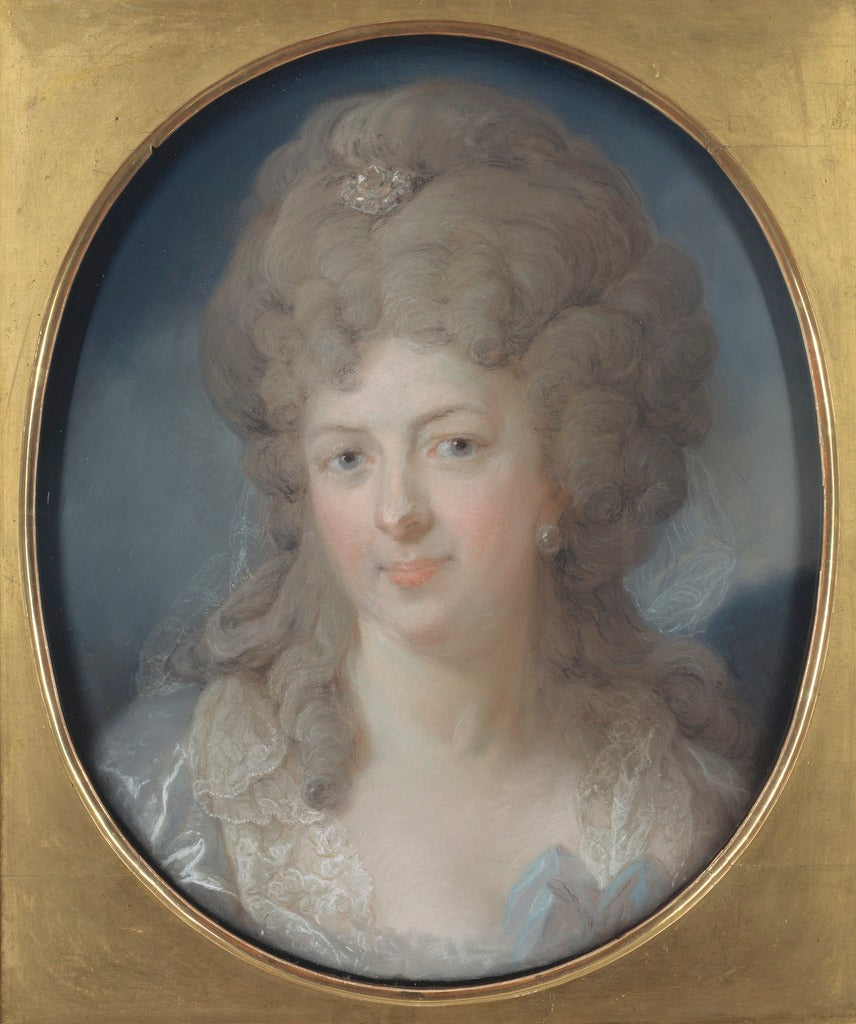 Mrs Ann Katarina Hedenberg, nee Levin, vintage artwork by Carl Gustaf Pilo, 12x8" (A4) Poster