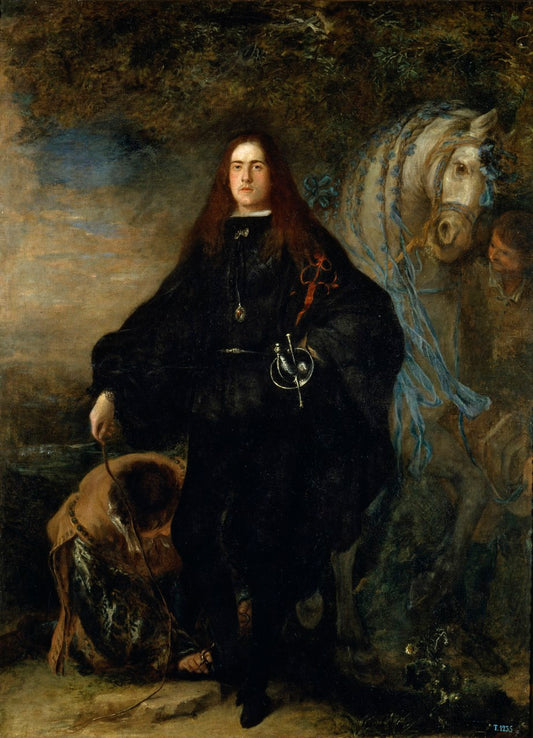 The Duke of Pastrana, vintage artwork by Juan Carreño de Miranda, 12x8" (A4) Poster
