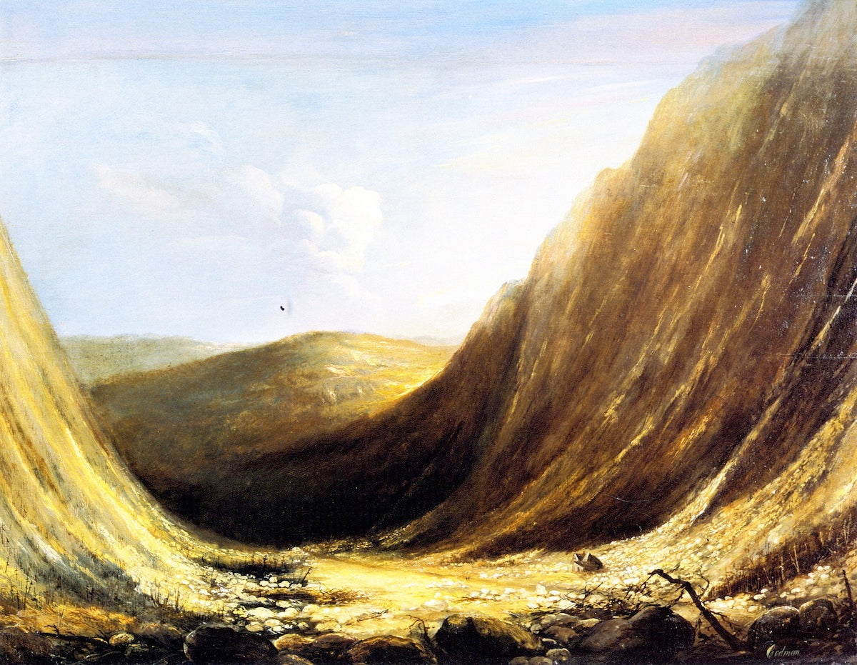 Willey House and Notch Looking South, vintage artwork by Charles Codman, A3 (16x12") Poster Print