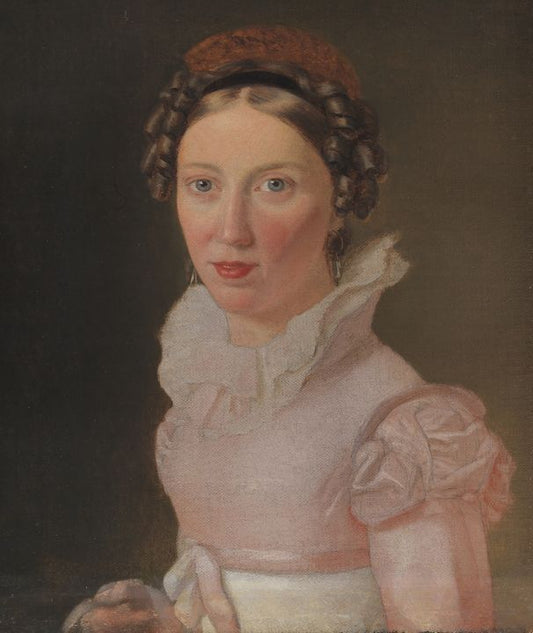 Suzanne Juel. The Artist's Sister-in-Law, vintage artwork by Christoffer Wilhelm Eckersberg, 12x8" (A4) Poster