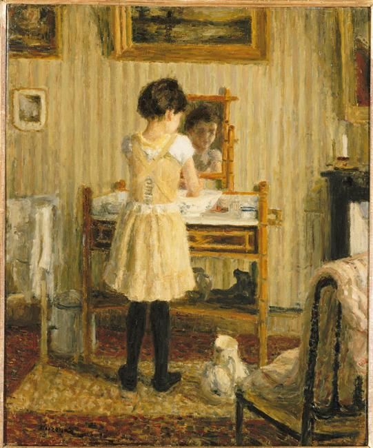 La Toilette by Eugene-Antoine Durenne,A3(16x12")Poster