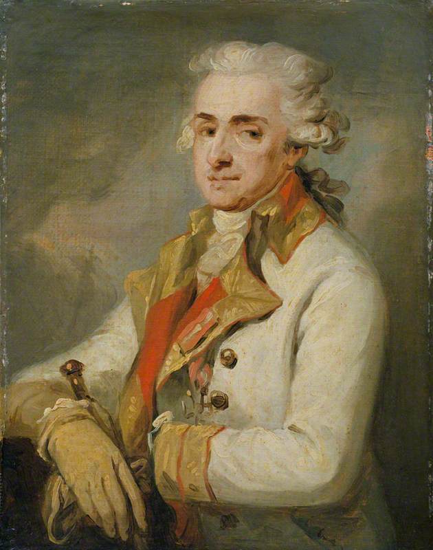 Charles Joseph, prince de Ligne, vintage artwork by Josef Grassi, 12x8" (A4) Poster
