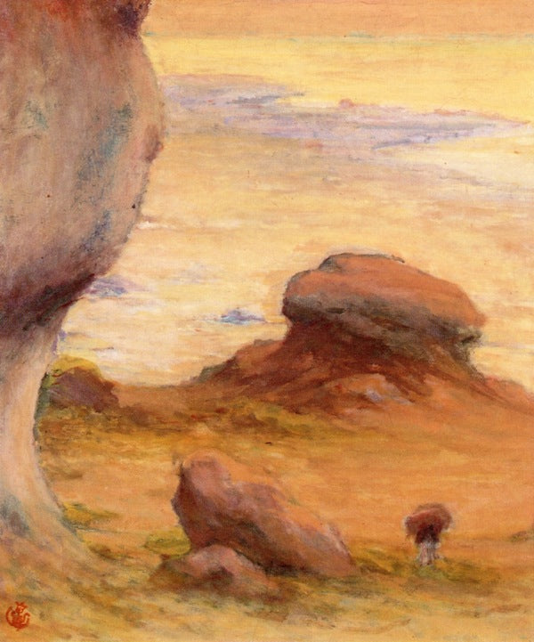 Rocks at Yport by Claude-Emil Schuffenecker,A3(16x12")Poster