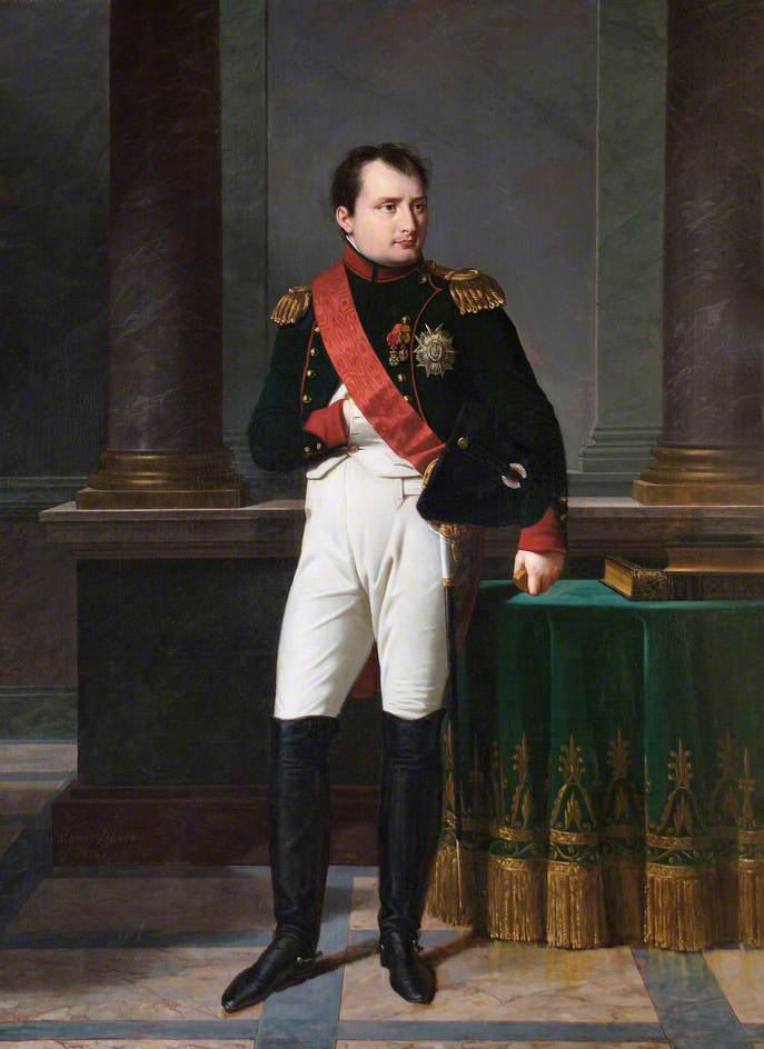 Napoleon Bonaparte, vintage artwork by Robert Lefèvre, 12x8" (A4) Poster
