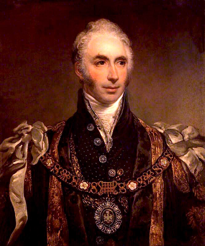 Sir Matthew Wood, 1st Bt, vintage artwork by Arthur William Devis, 12x8" (A4) Poster