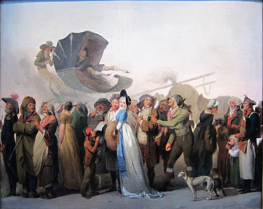 L'incroyable parade, vintage artwork by Louis-Leopold Boilly, 12x8" (A4) Poster