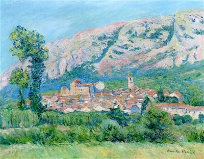 Le-Poujal-sur-Orb by Blanche Hoschede-Monet,A3(16x12")Poster