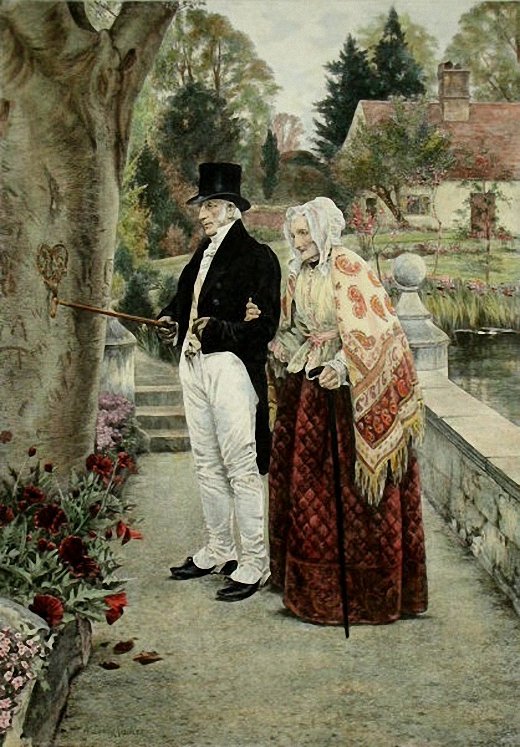 When The Heart Was Young, vintage artwork by Walter Dendy Sadler, 12x8" (A4) Poster