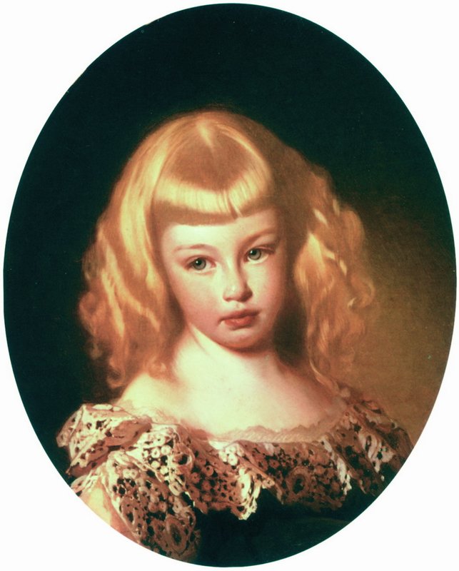 Portrait of Countess A.P. Zubova, vintage artwork by Ivan Makarov, 12x8" (A4) Poster
