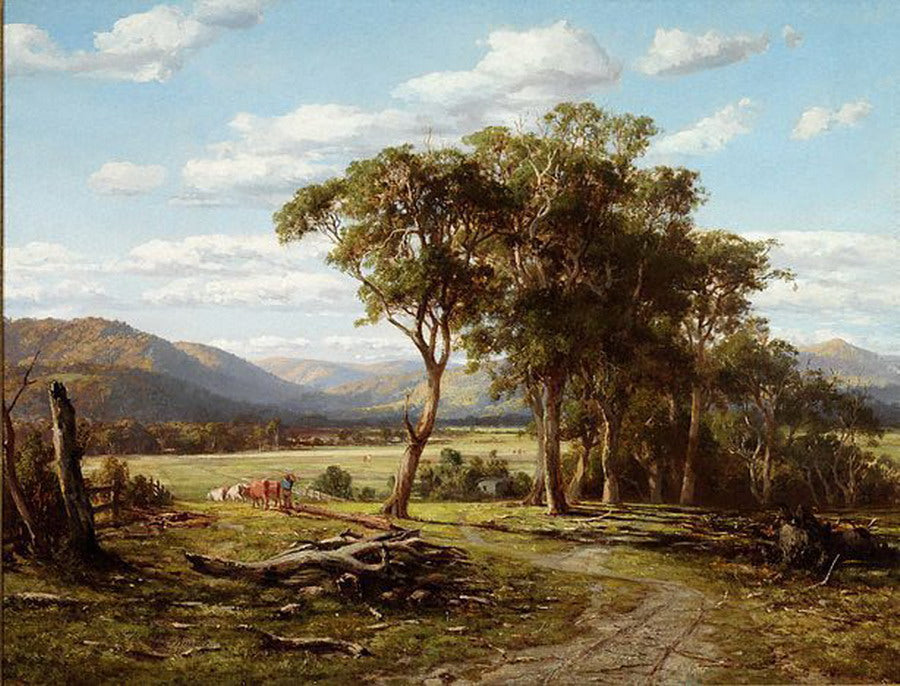 At Lilydale, vintage artwork by Louis Buvelot, A3 (16x12") Poster Print