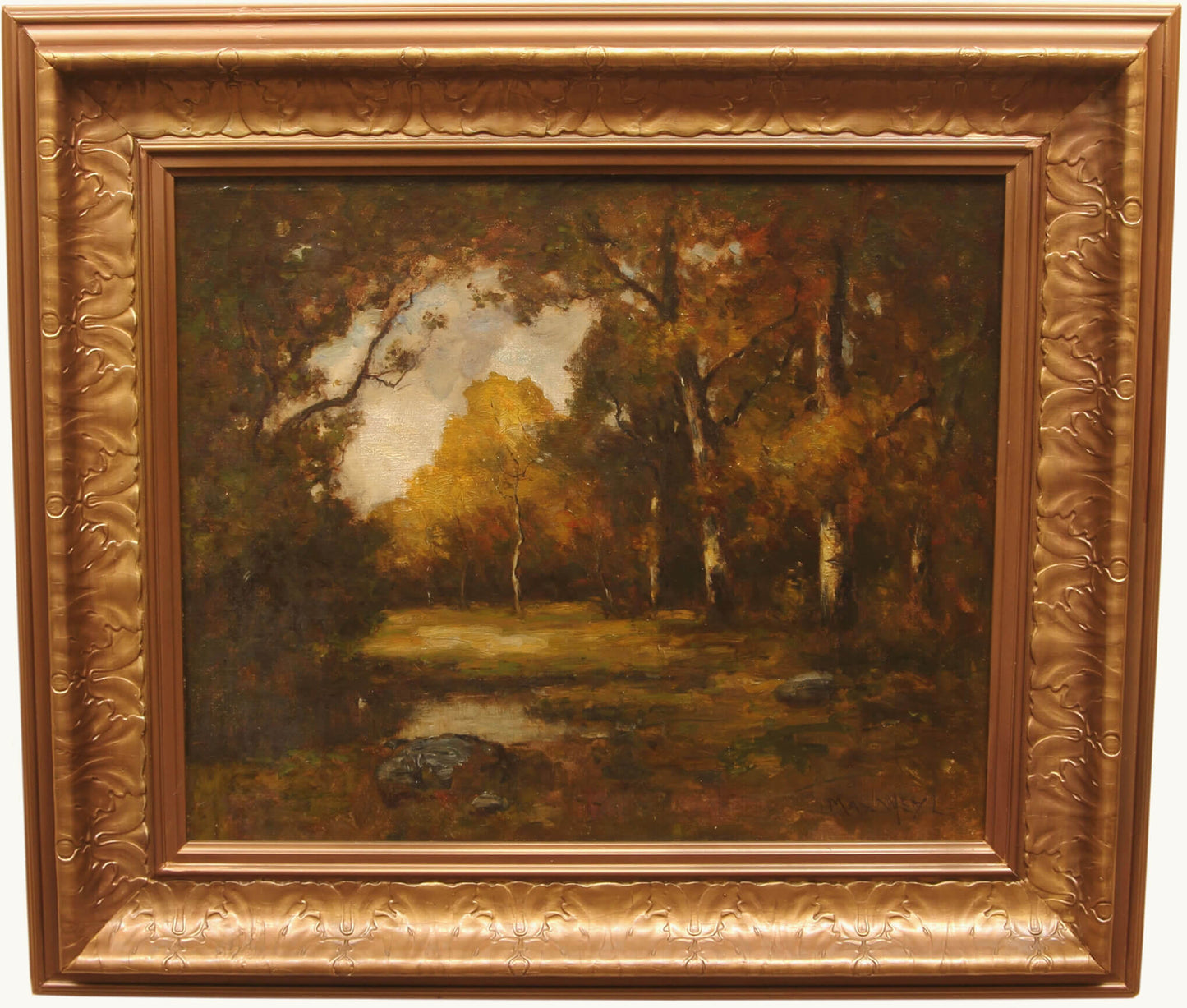 Rock Creek Park, vintage artwork by Max Weyl, 12x8" (A4) Poster