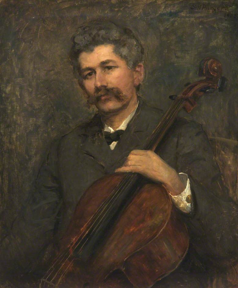 Carl Fuchs (1845–1951), vintage artwork by Sarah Henrietta Purser, 12x8" (A4) Poster