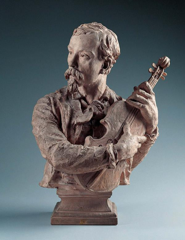 Charles Carpeaux, vintage artwork by Jean-Baptiste Carpeaux, 12x8" (A4) Poster