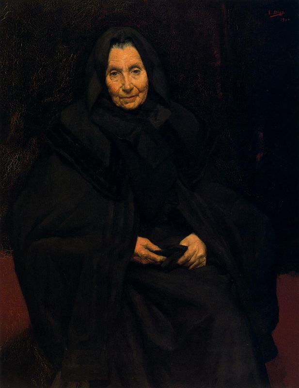 Madre del pintor by Ignacio Díaz Olano,A3(16x12")Poster