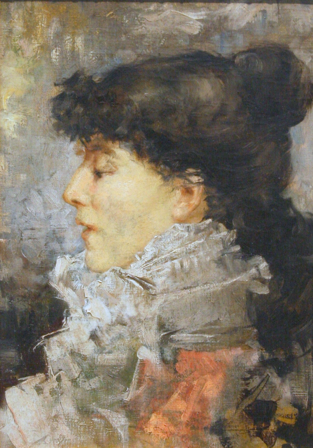 Sarah Bernhardt, vintage artwork by Jules Bastien-Lepage, 12x8" (A4) Poster