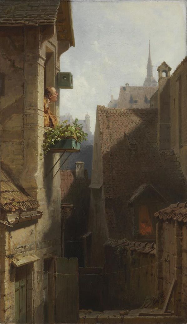 A Hypochondriac, vintage artwork by Carl Spitzweg, A3 (16x12") Poster Print