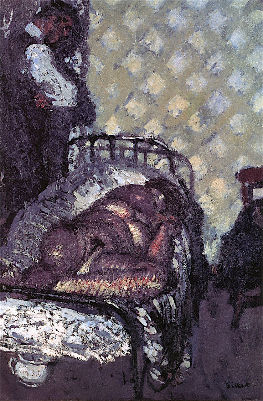 L'Affaire de Camden Town, vintage artwork by Walter Richard Sickert, 12x8" (A4) Poster