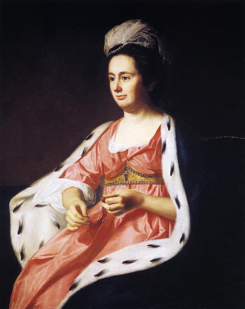 Mrs. Adam Babcock, vintage artwork by Ralph Earl, 12x8" (A4) Poster