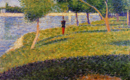 Cadet from Saint-Cyr, vintage artwork by Georges Seurat, 12x8" (A4) Poster